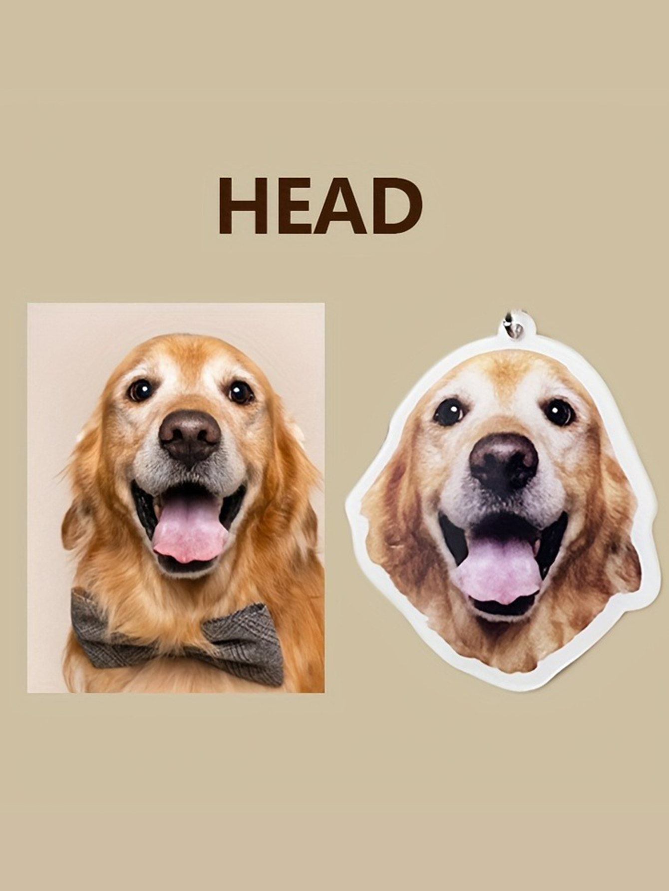 Custom Pet Acrylic Keychain Charms